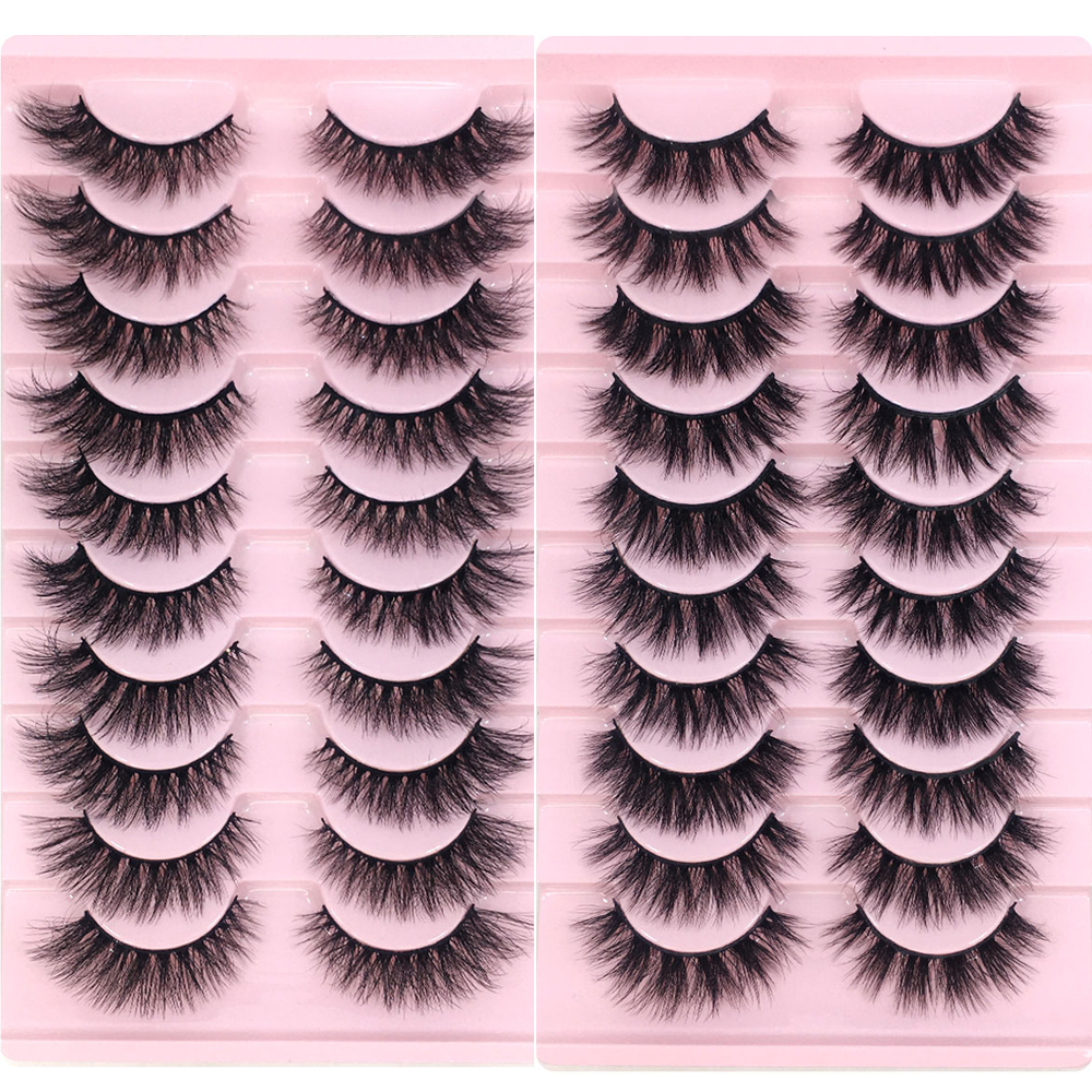 Beauty Full Makeup - NEW 10 Pairs 6D Faux Mink
