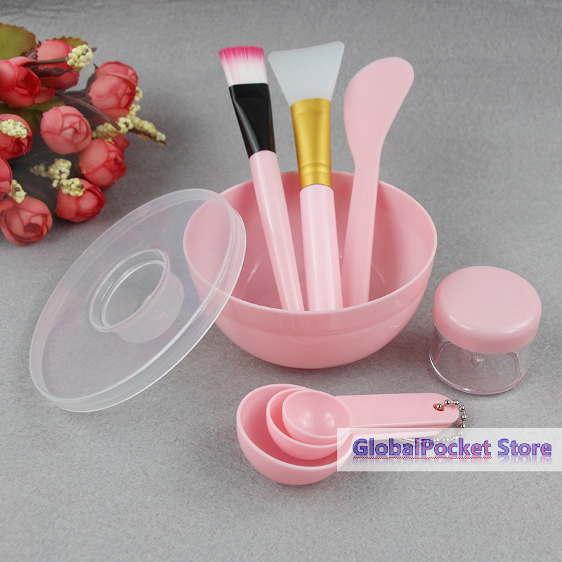 Makeup Beauty Set - Facial Brush Mask Bowl Spoon Set