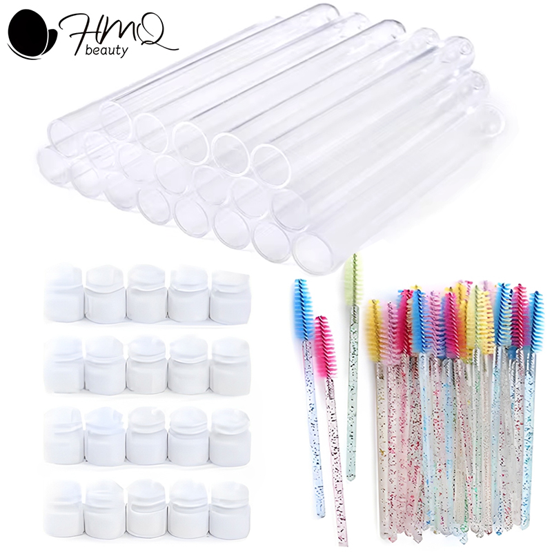 Beauty Makeup Brands - Eyelash Brush Tube With Eyebrow Brushes