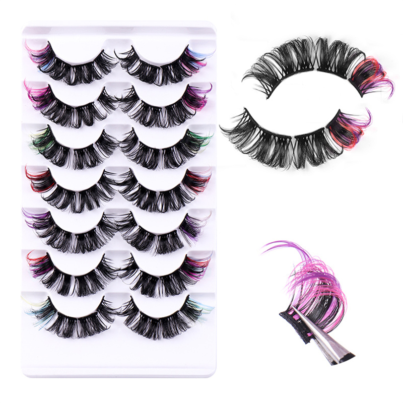 Beauty Full Makeup - Natural Look Curling Synthetic Fiber Segmented