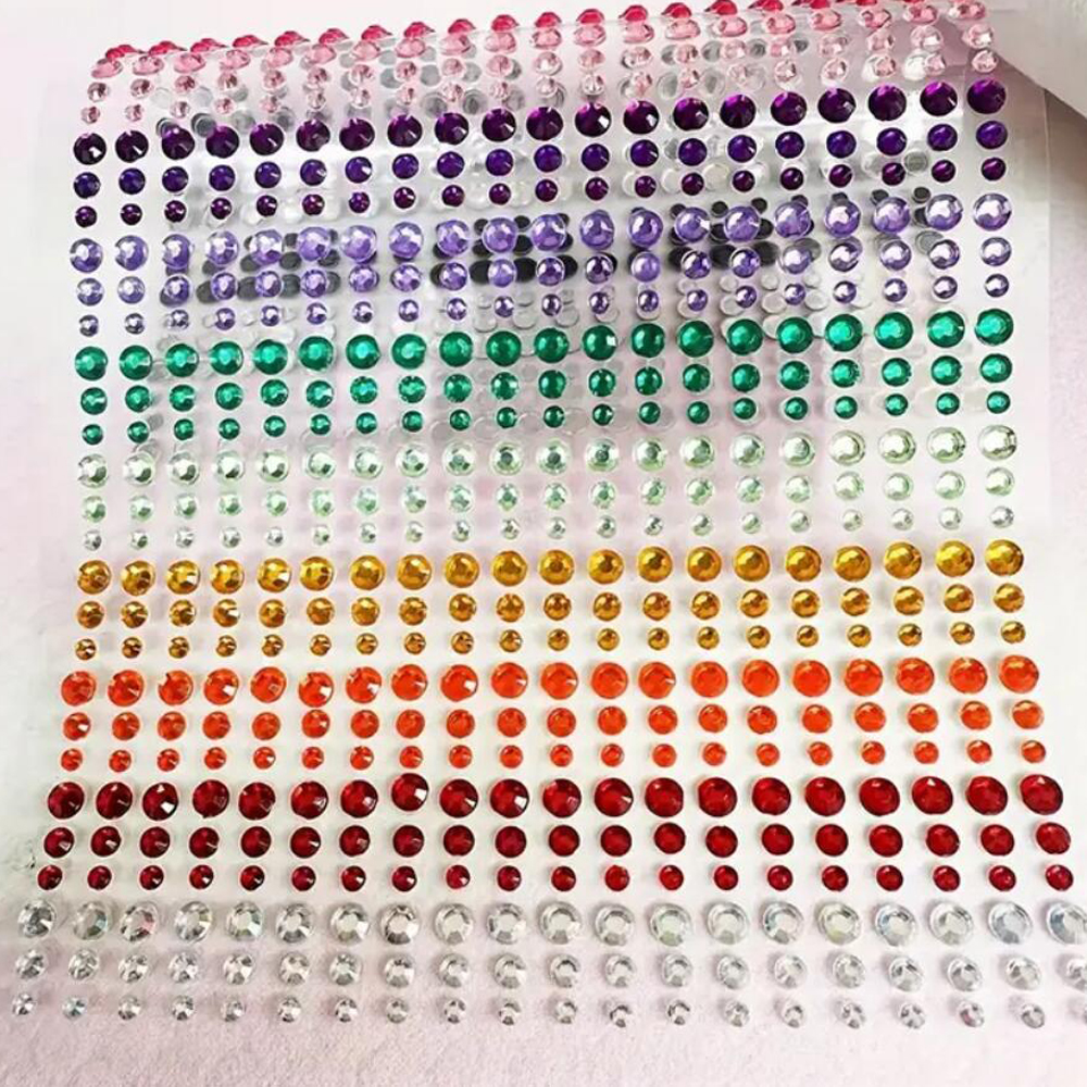900PCS Self Adhesive Rhineston - Beauty Gems Makeup のレビューと価格