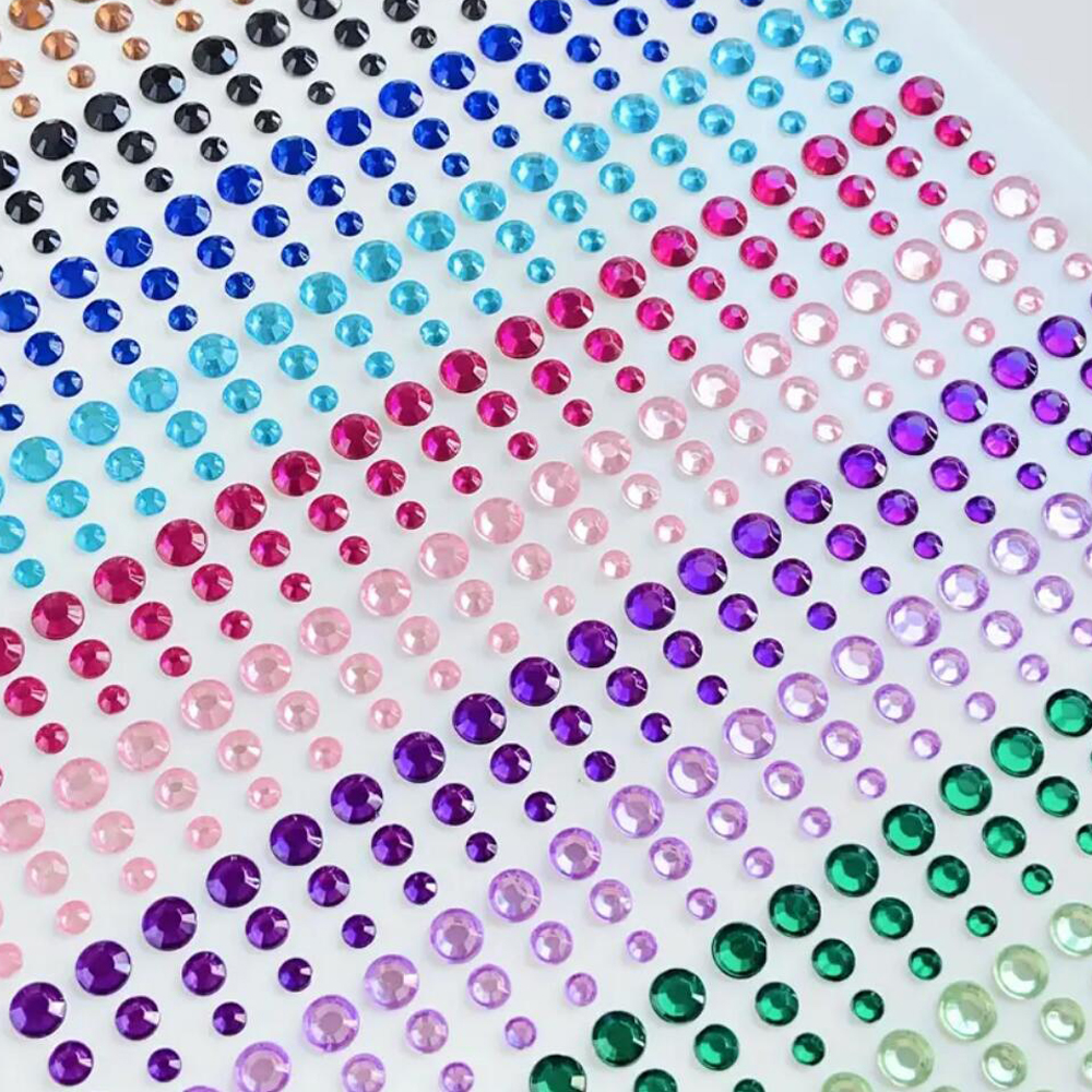 900PCS Self Adhesive Rhineston - Beauty Gems Makeup のレビューと価格