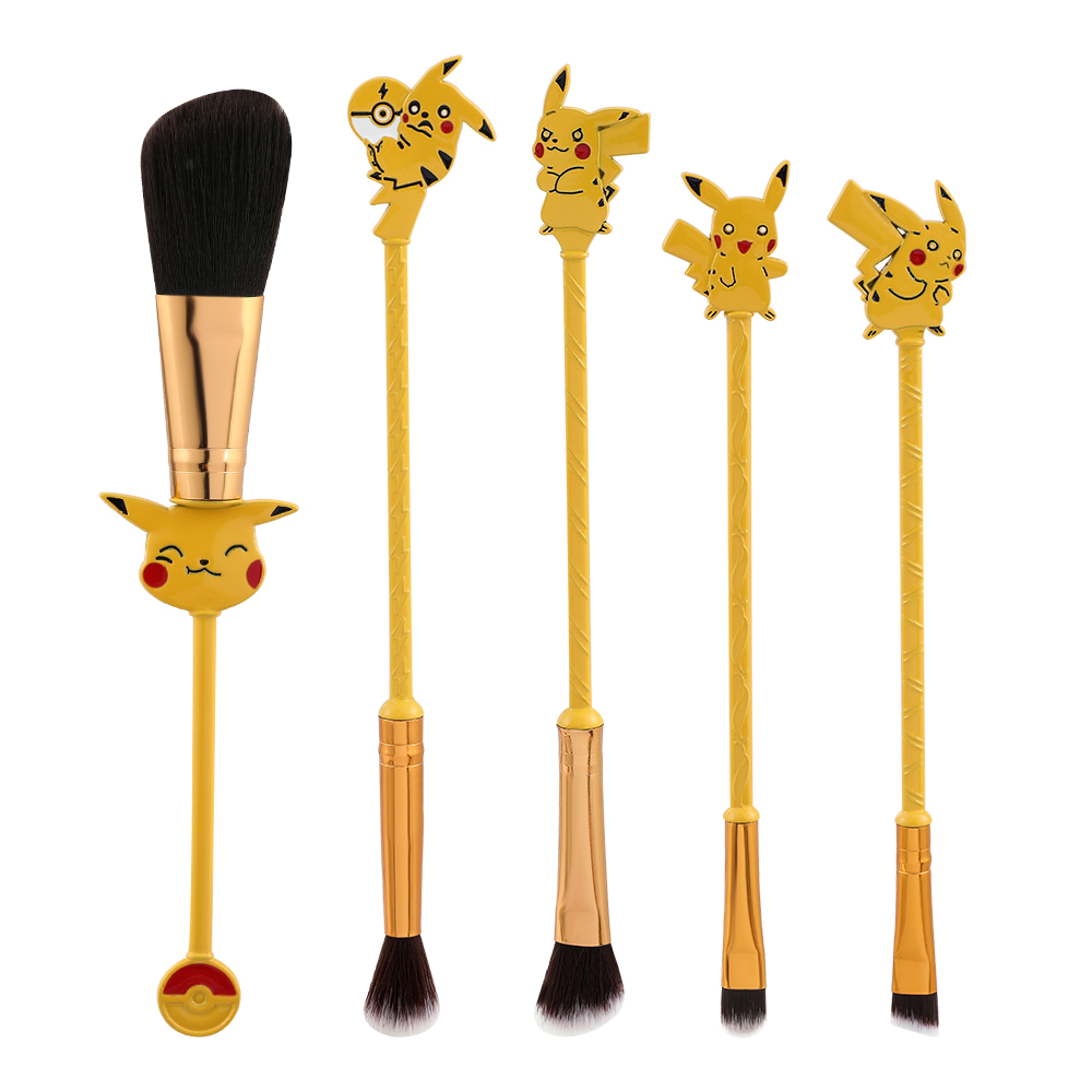 5pcs/set Pokemon Pikachu Makeu - Beauty Makeup Foundation のレビューと価格