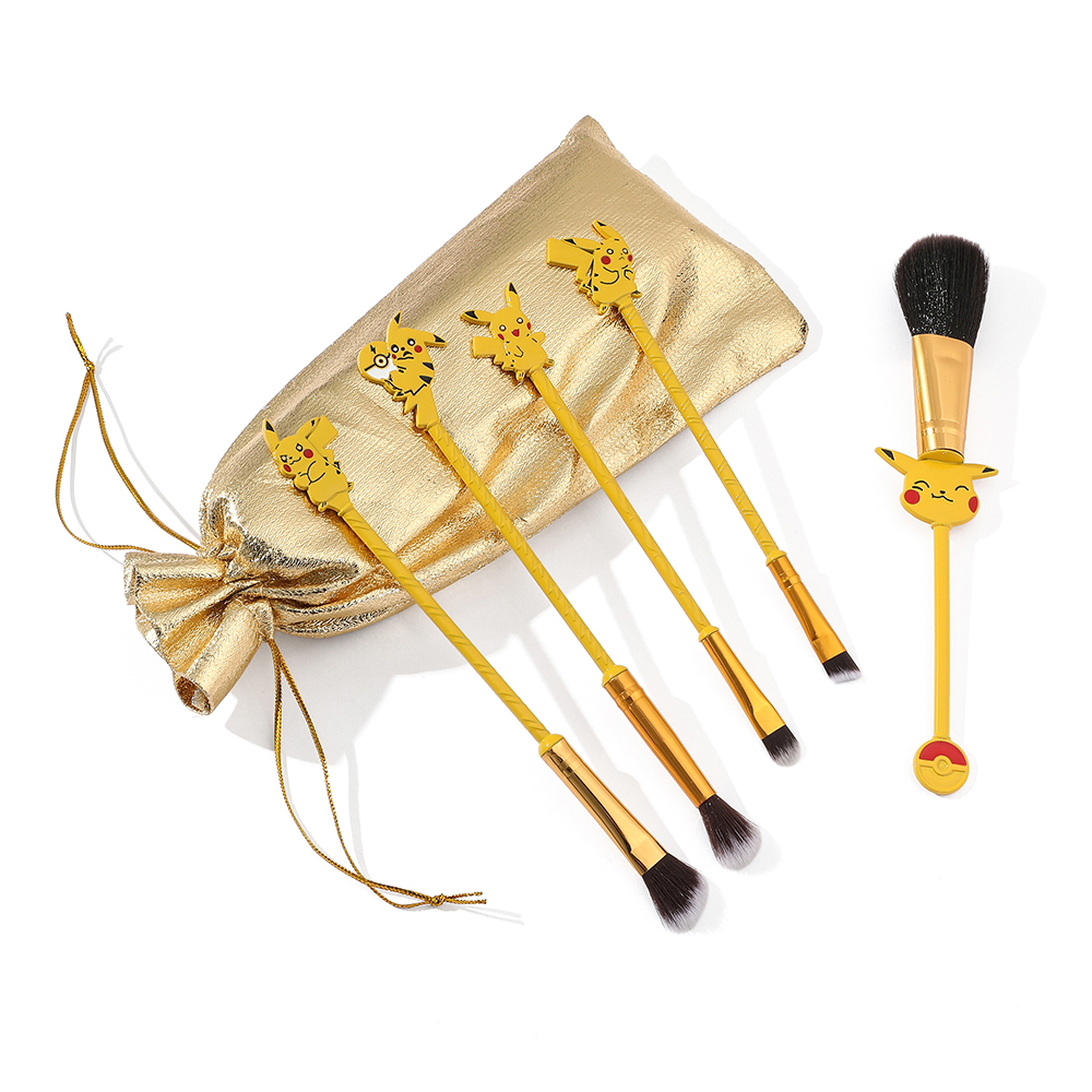 5pcs/set Pokemon Pikachu Makeu - Beauty Makeup Foundation のレビューと価格