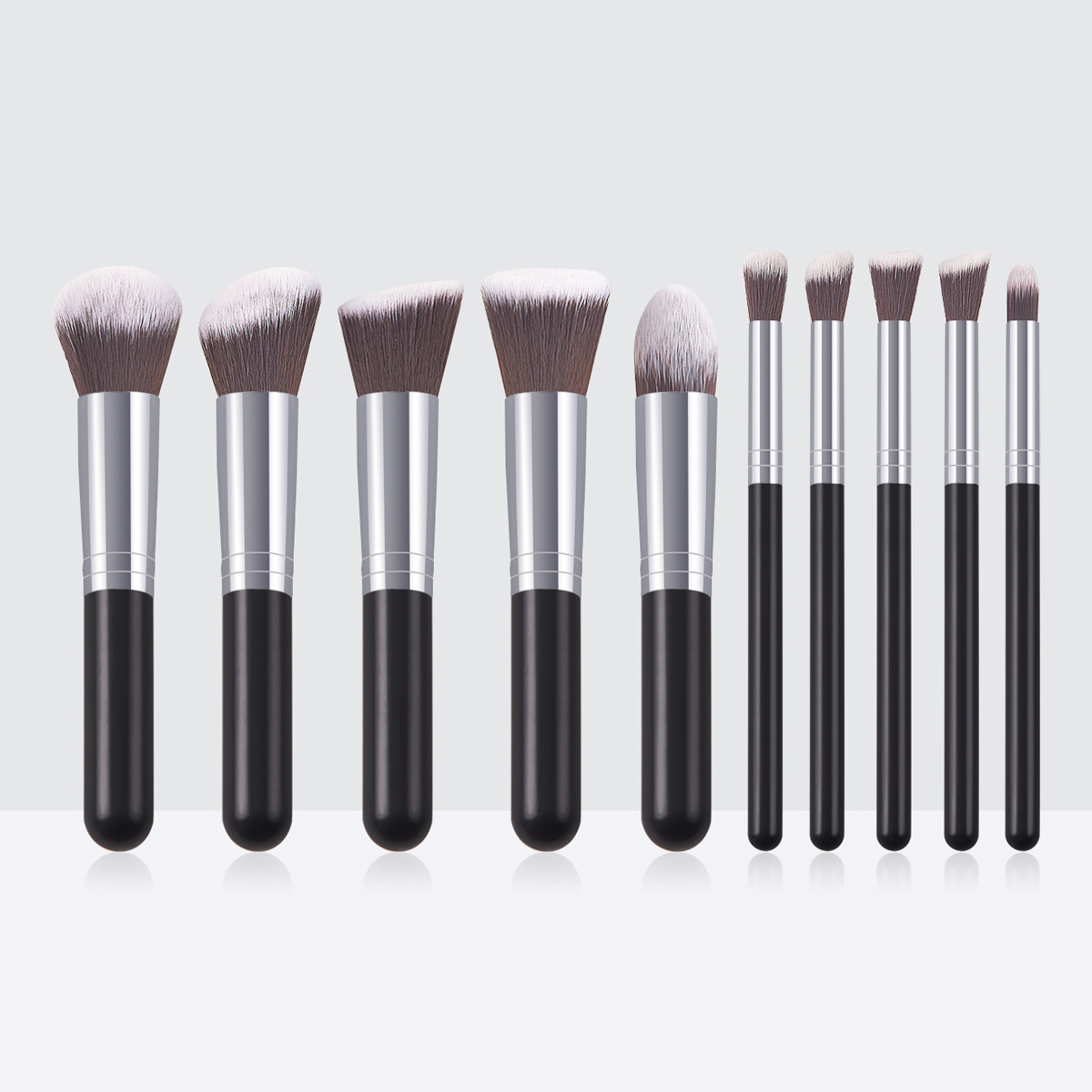 10PCs Minin Makeup Brush Set C - Beauty Makeup Pictures のレビューと価格