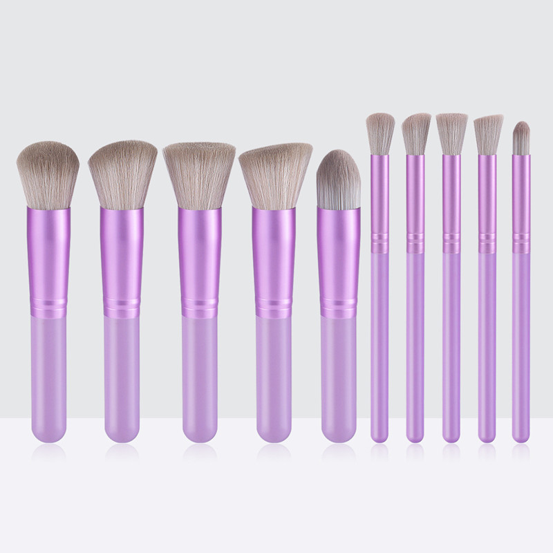 10PCs Minin Makeup Brush Set C - Beauty Makeup Pictures のレビューと価格