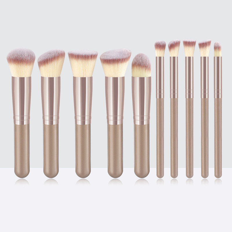 10PCs Minin Makeup Brush Set C - Beauty Makeup Pictures のレビューと価格