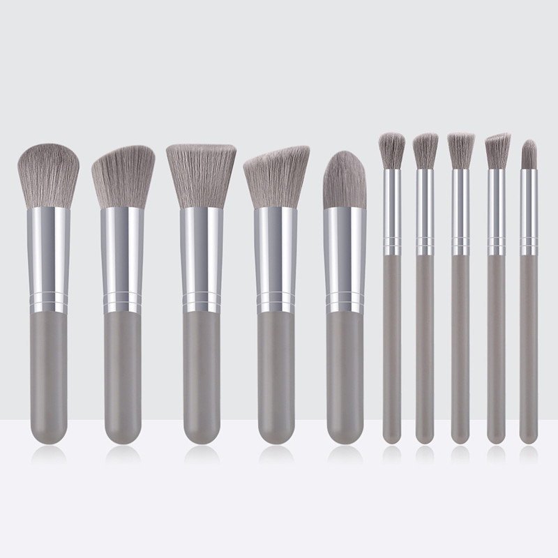 10PCs Minin Makeup Brush Set C - Beauty Makeup Pictures のレビューと価格
