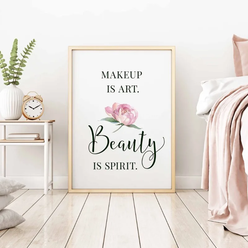 Makeup Quotes Poster Eyelash E - Beauty Makeup Quotes のレビューと価格
