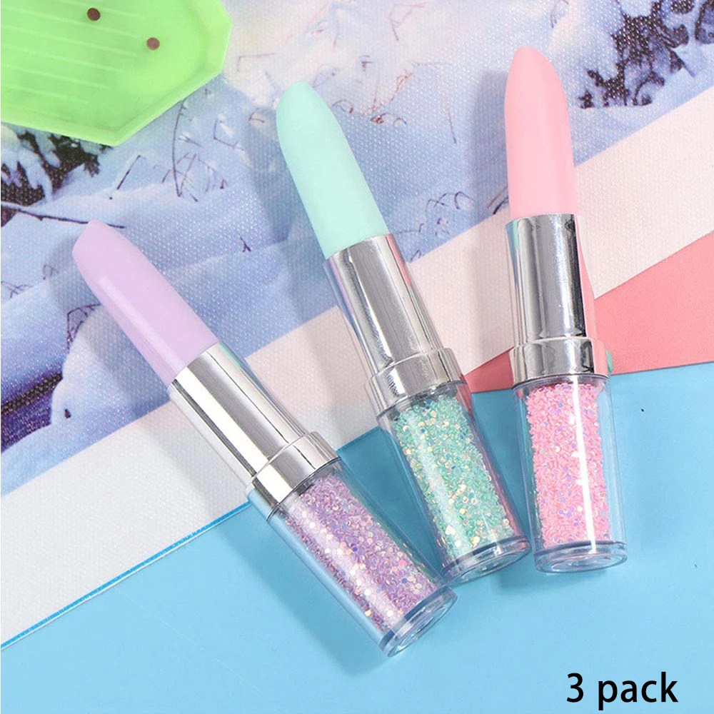 Lipstick Shape Diamond Paintin - Lip Liner Pencil のレビューと価格