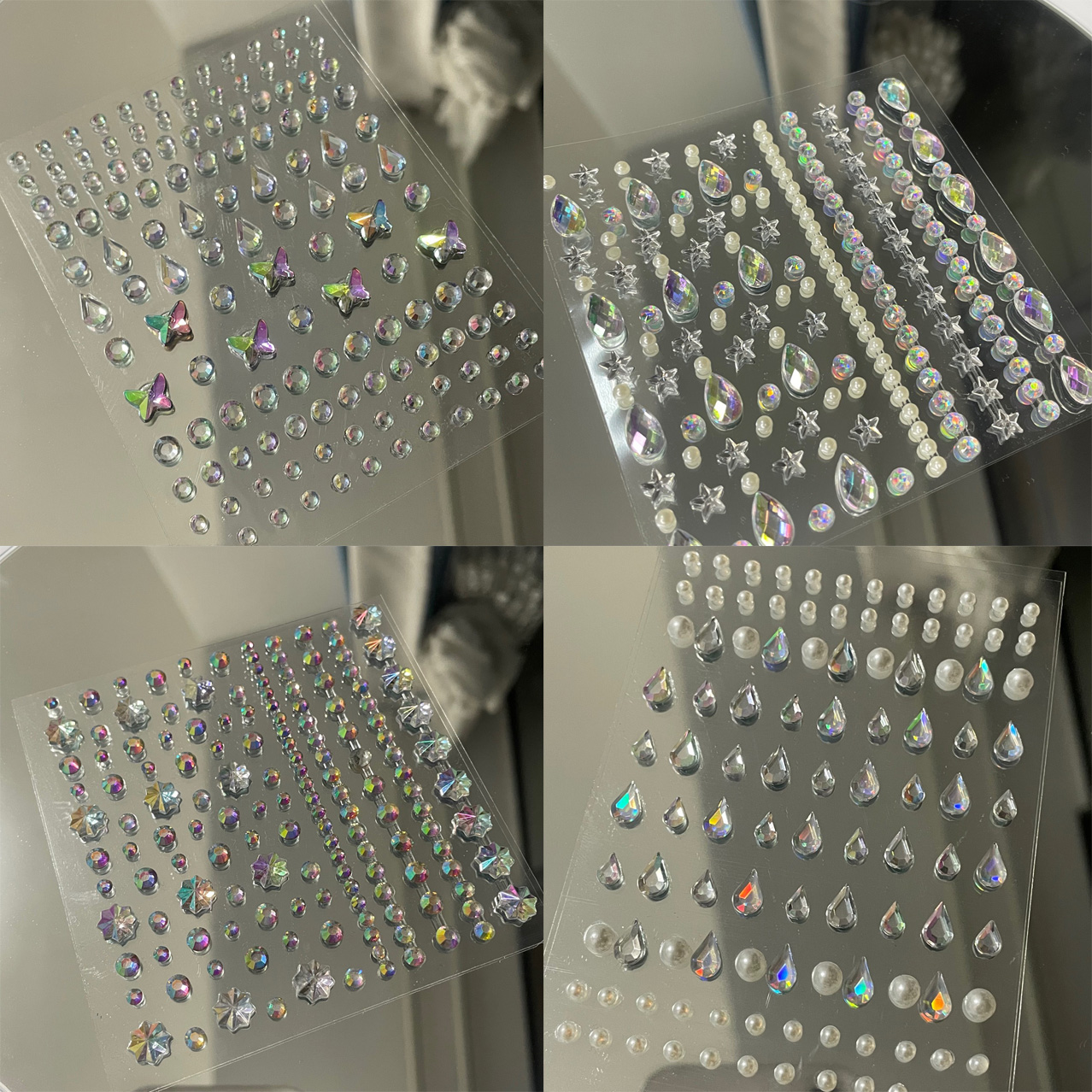 3D Sparkle Crystal Diamond Sti - Beauty Gems Makeup のレビューと価格