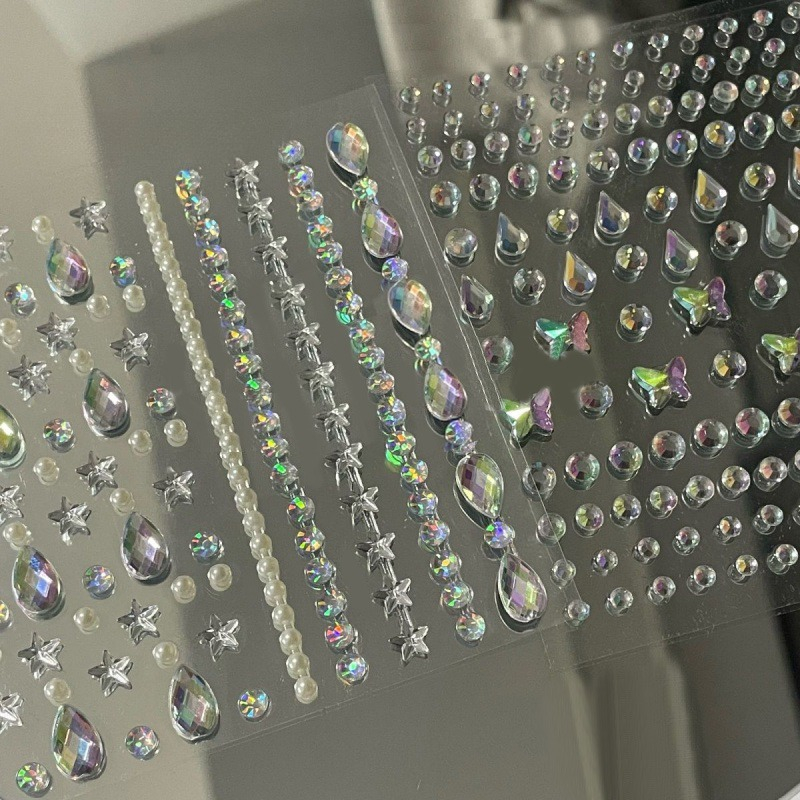 3D Sparkle Crystal Diamond Sti - Beauty Gems Makeup のレビューと価格