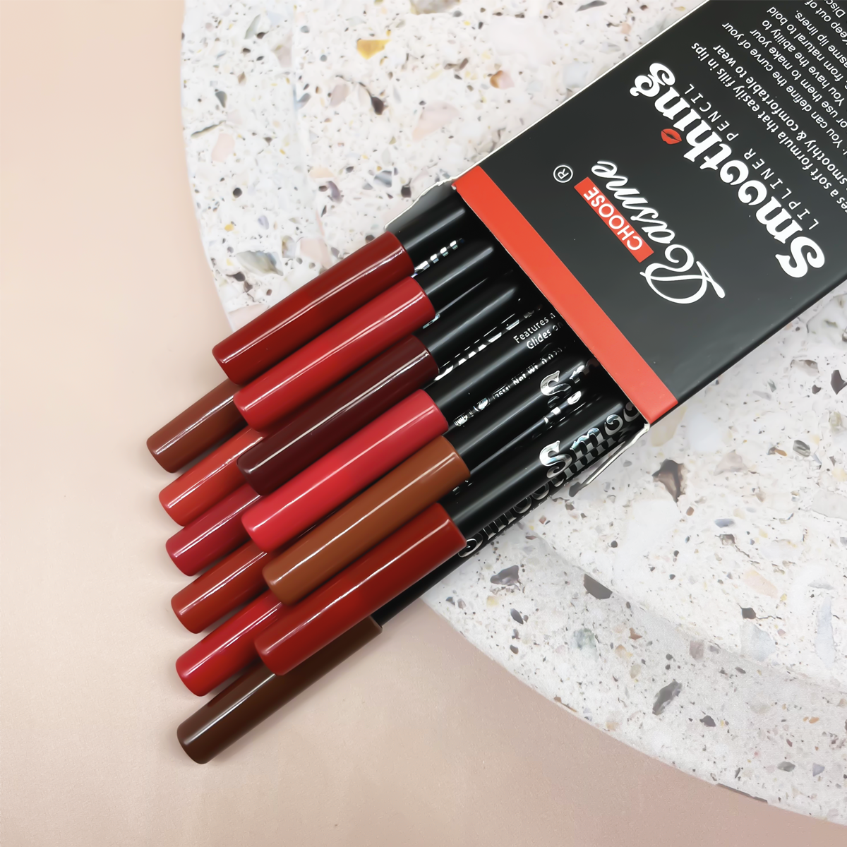 12 Color Nude Matte Lipstick P - Lip Liner Pencil のレビューと価格