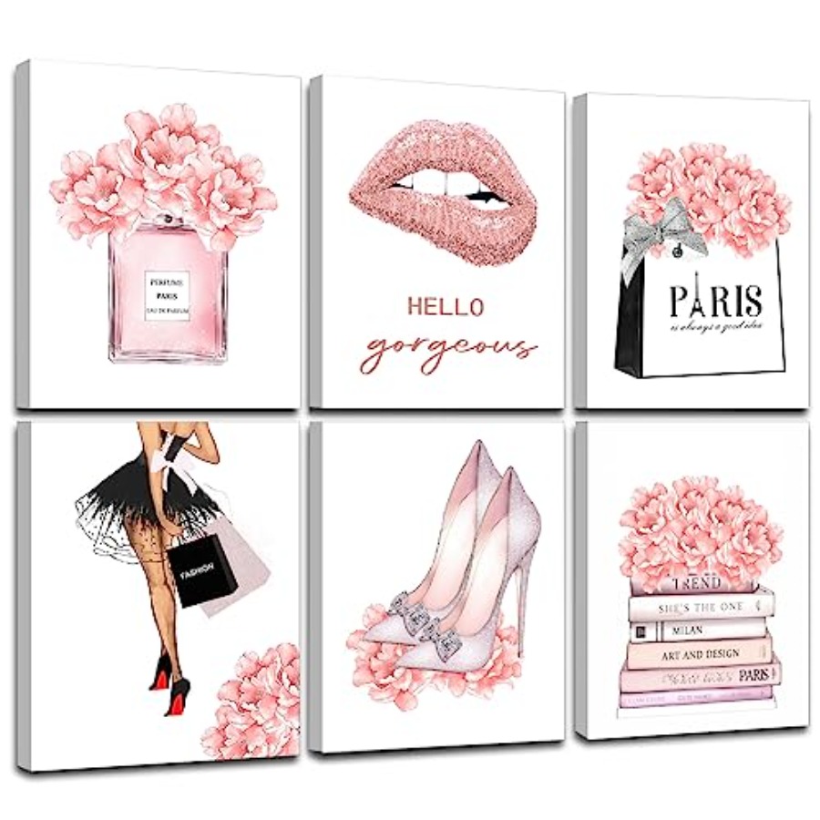 FRAMED Makeup Room Canvas Wall - Beauty Makeup Pictures のレビューと価格