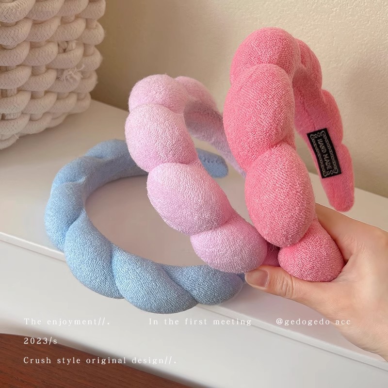 Retro Puffy Hair Band Sponge H - Beauty Makeup Fashion のレビューと価格