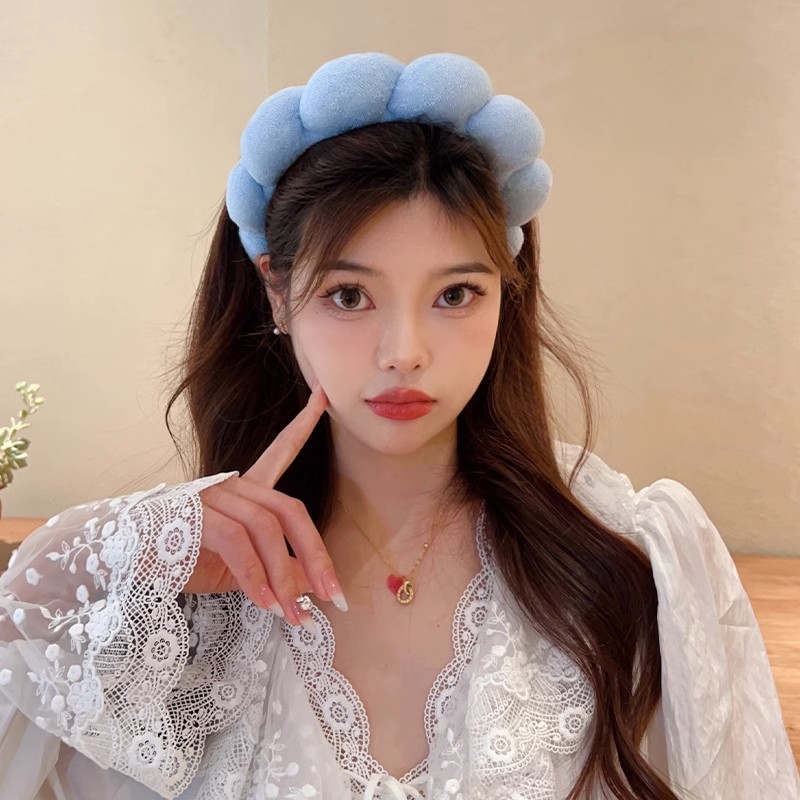 Retro Puffy Hair Band Sponge H - Beauty Makeup Fashion のレビューと価格
