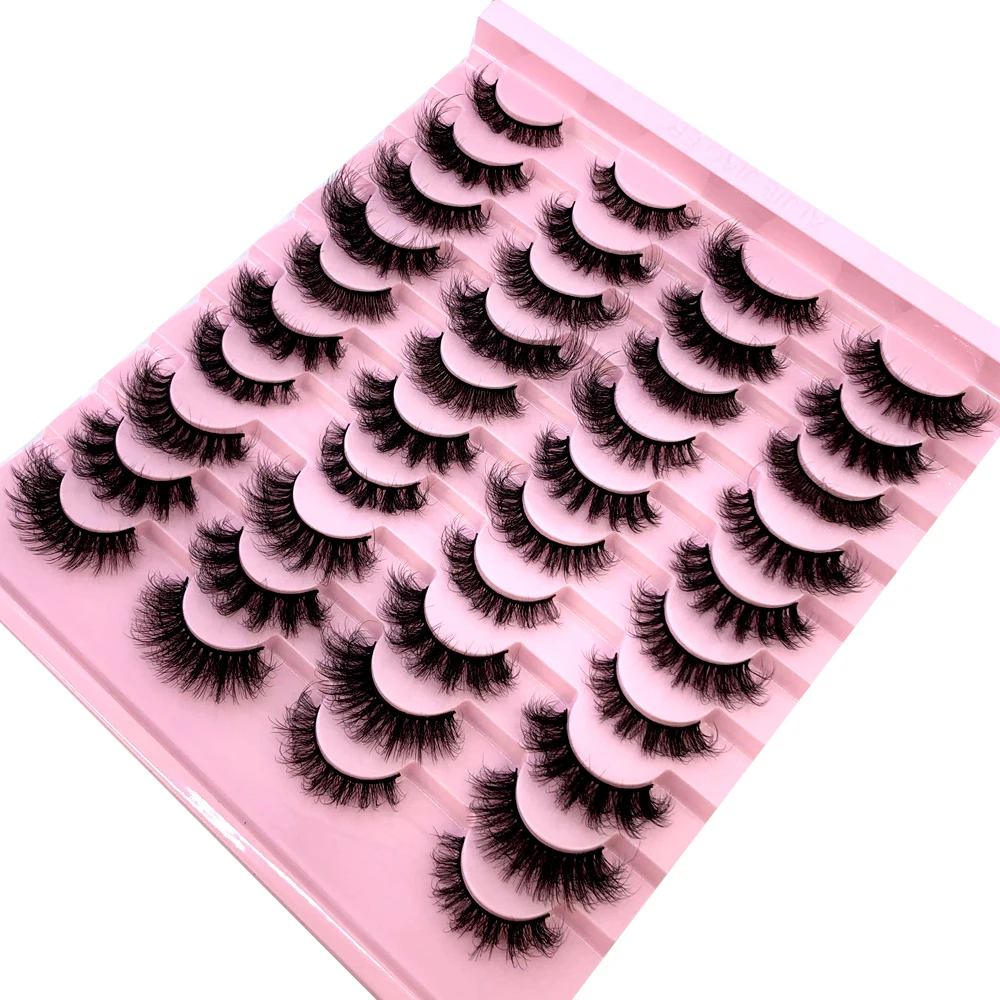 New 20 pairs natural Thick fal - Beauty Full Makeup のレビューと価格