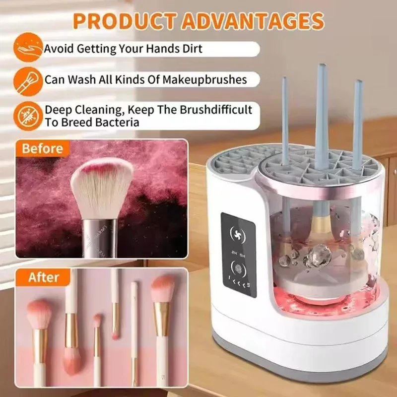 USB Electric Makeup Brush Clea - Beauty Makeup Brands のレビューと価格