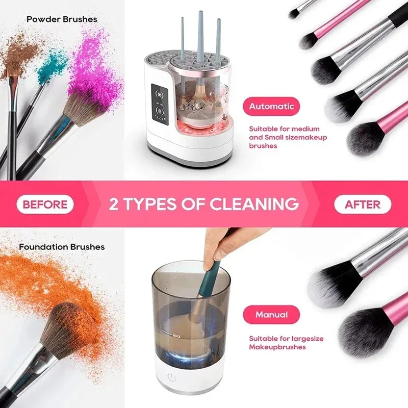 USB Electric Makeup Brush Clea - Beauty Makeup Brands のレビューと価格