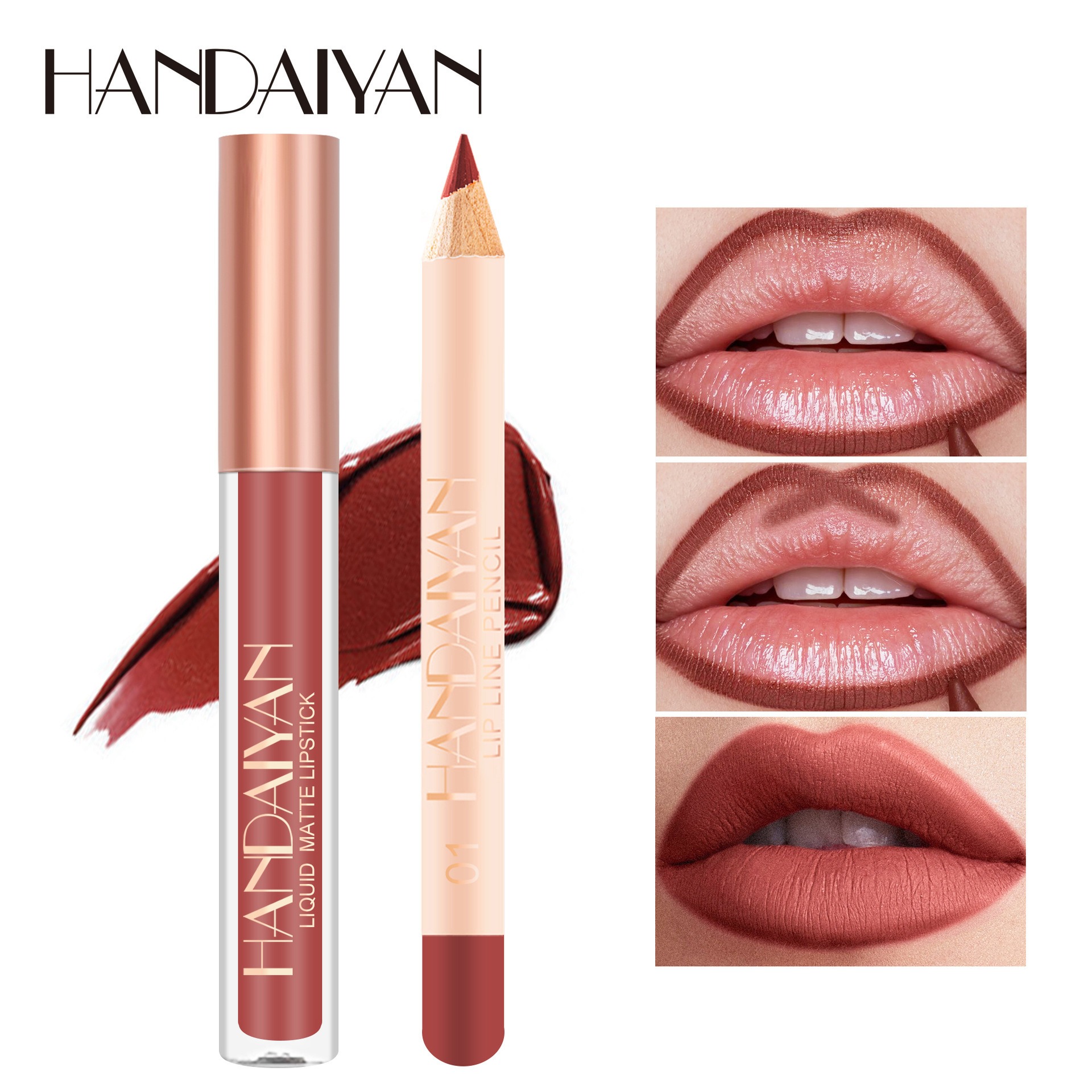 12 Color Lip Liner and Lipstic - Beauty Makeup Gift Sets のレビューと価格