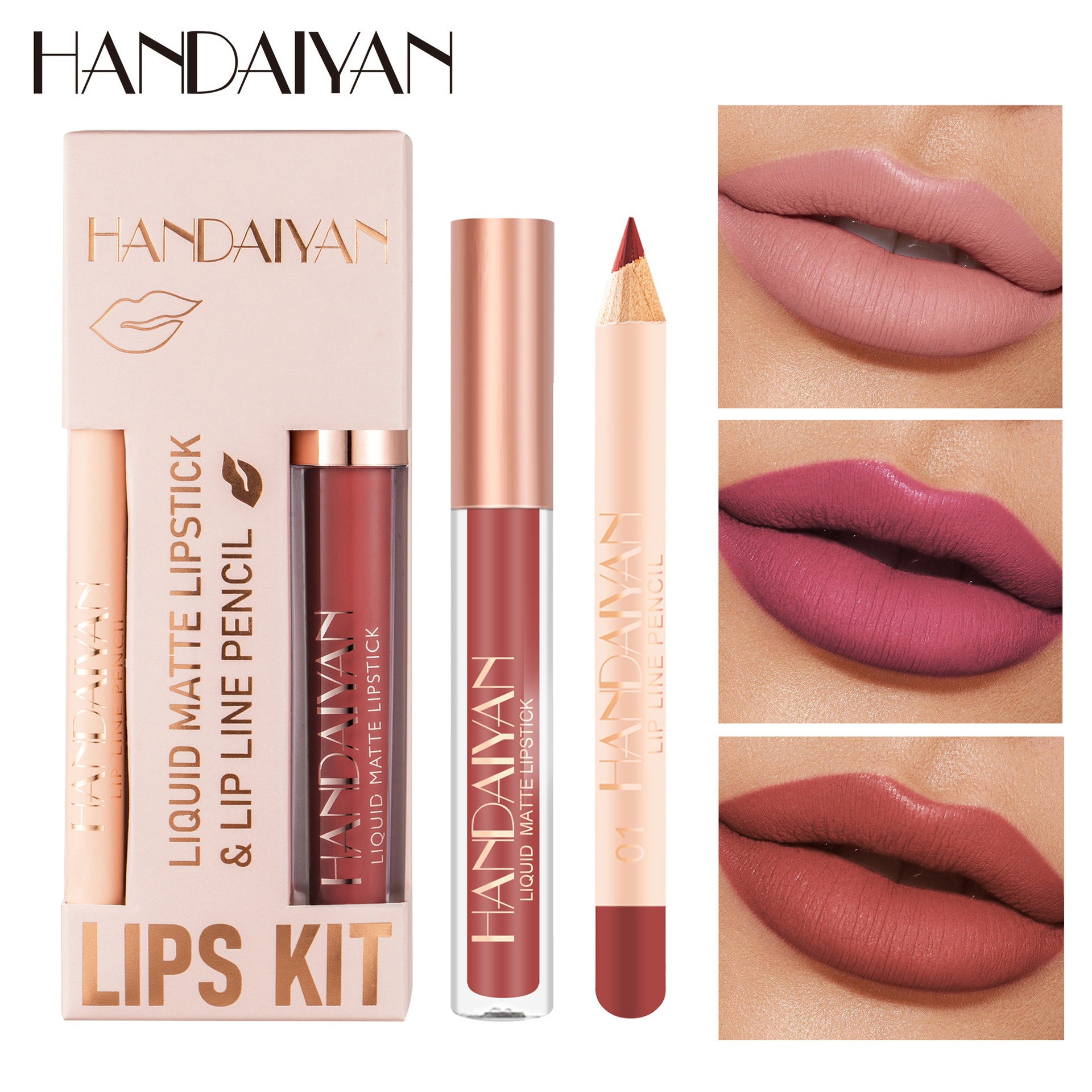 12 Color Lip Liner and Lipstic - Beauty Makeup Gift Sets のレビューと価格