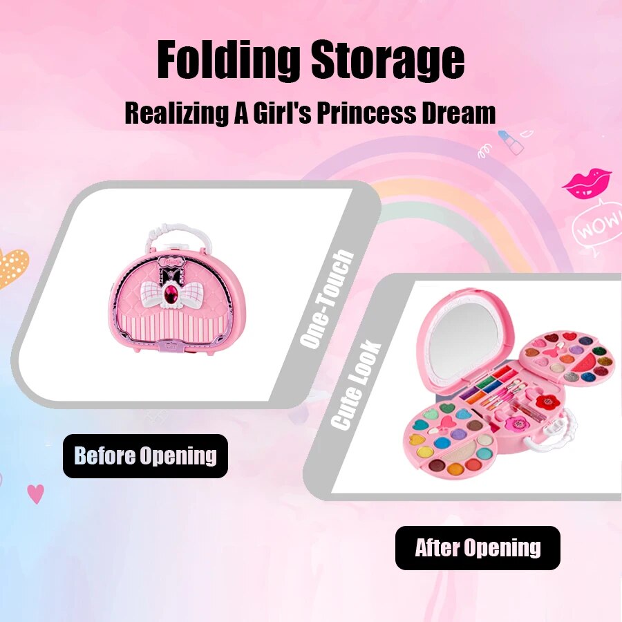 Kids Beauty Toys Makeup Kit Li - Beauty Makeup Gift Sets のレビューと価格