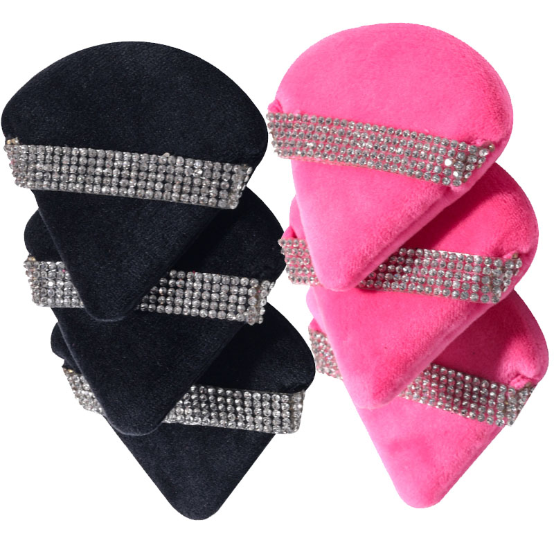 3Pcs Diamond Triangle Powder P - Beauty Gems Makeup のレビューと価格