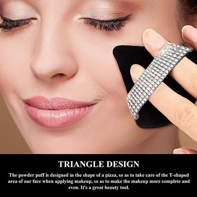 3Pcs Diamond Triangle Powder P - Beauty Gems Makeup のレビューと価格