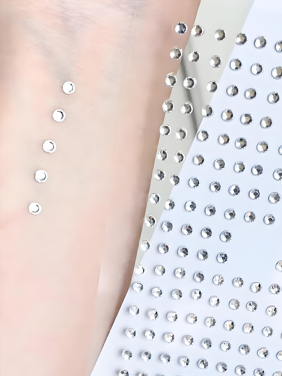 1350pcs Self-Adhesive Rhinesto - Beauty Gems Makeup のレビューと価格