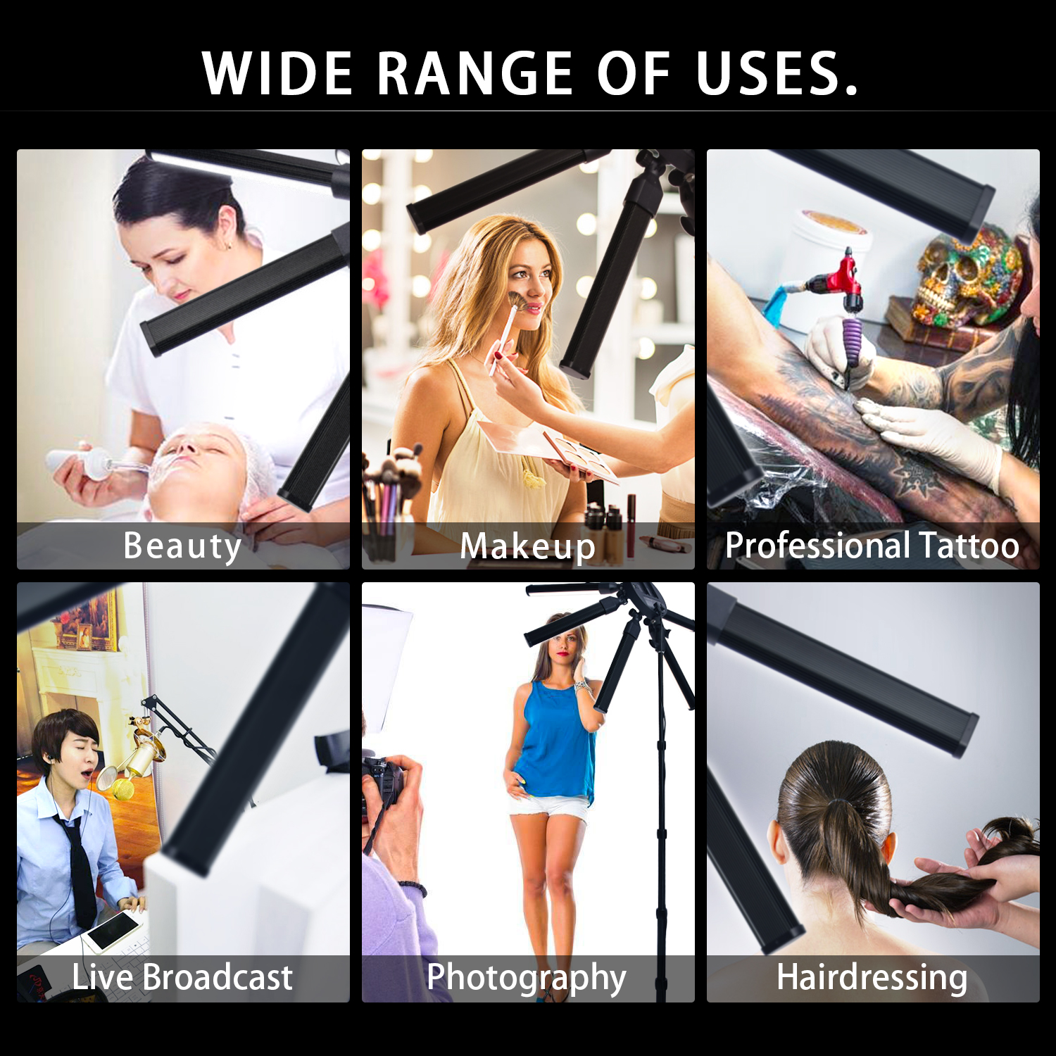 LED Dimmable Bi-Color Photogra - Beauty Makeup Tiktok のレビューと価格