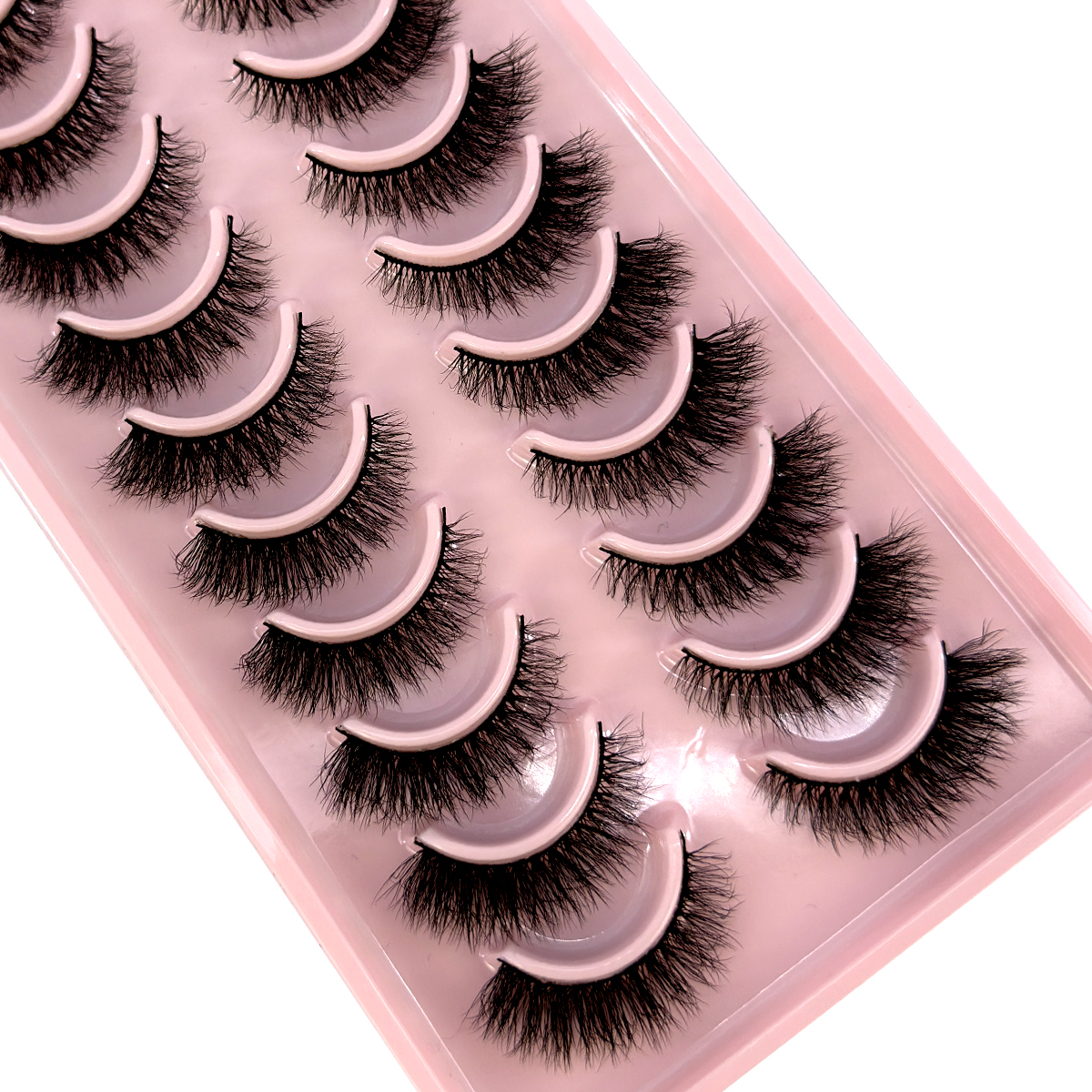 New10 Pairs Natural False Eyel - Beauty Full Makeup のレビューと価格