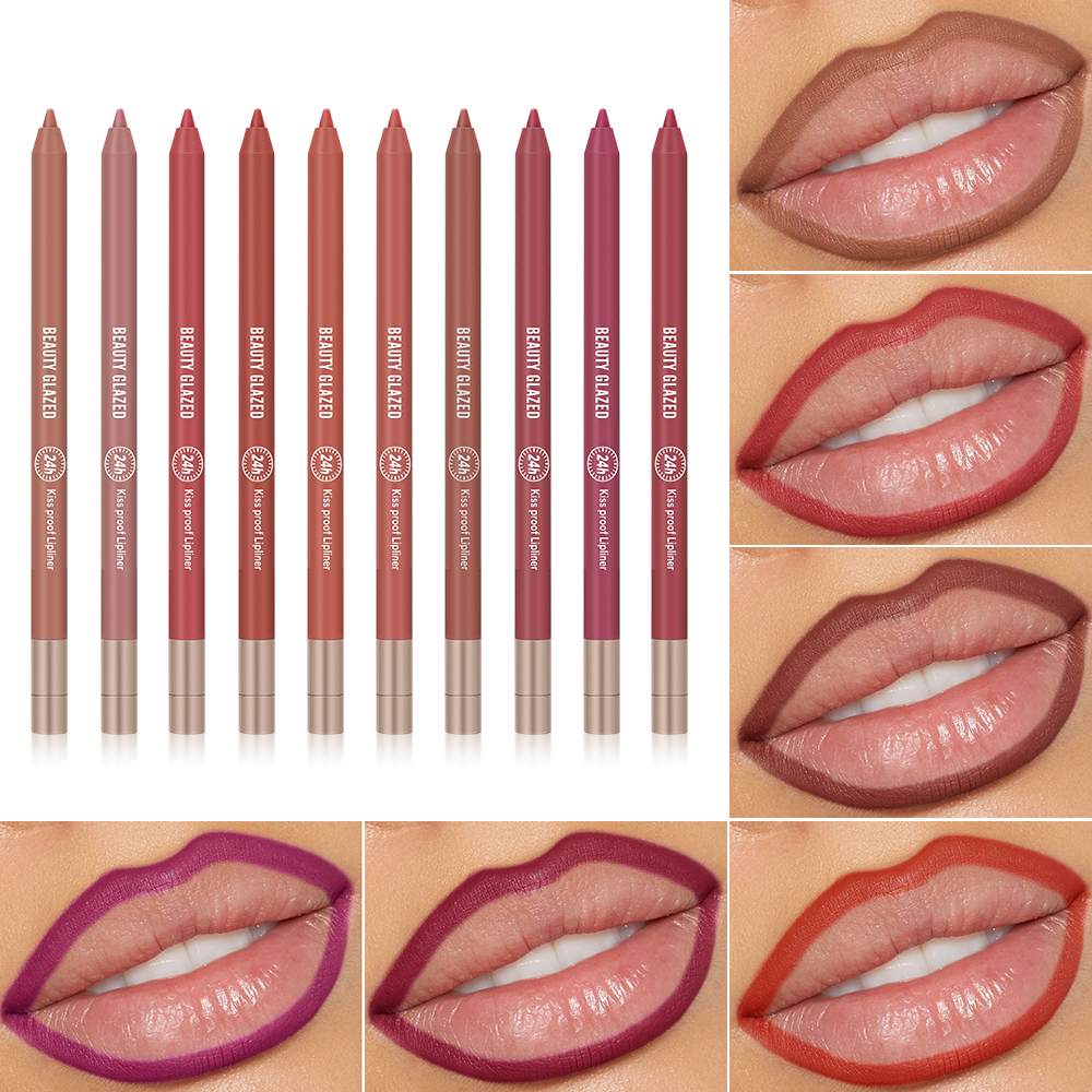 10 Colors Lip Liner Waterproof - Lip Liner Pencil のレビューと価格