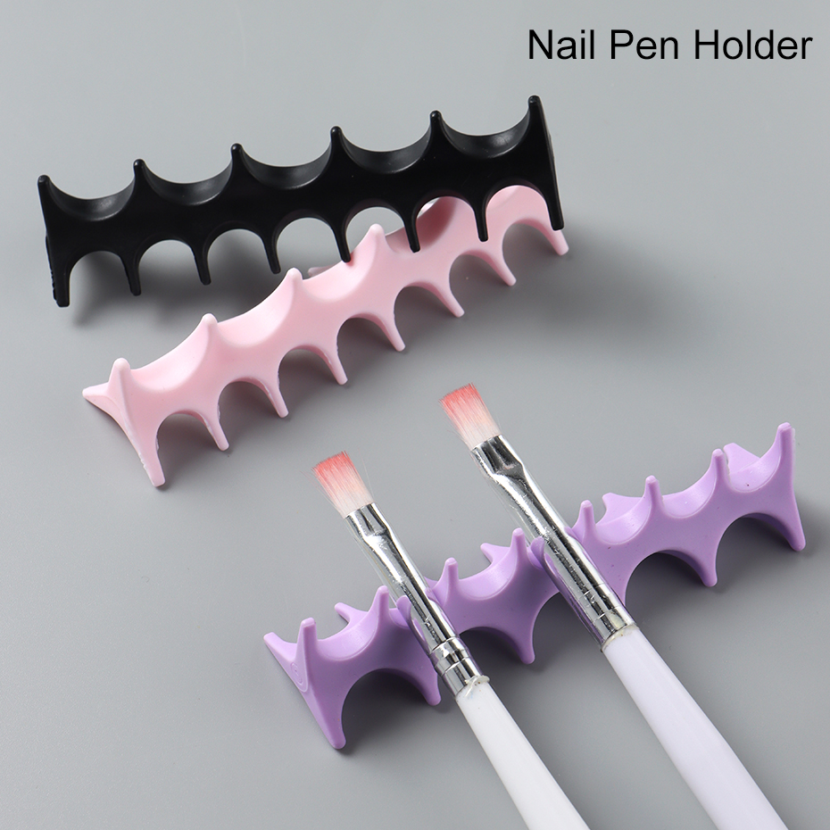 Soft Silicone Nail Pen Holder  - Beauty Full Makeup のレビューと価格