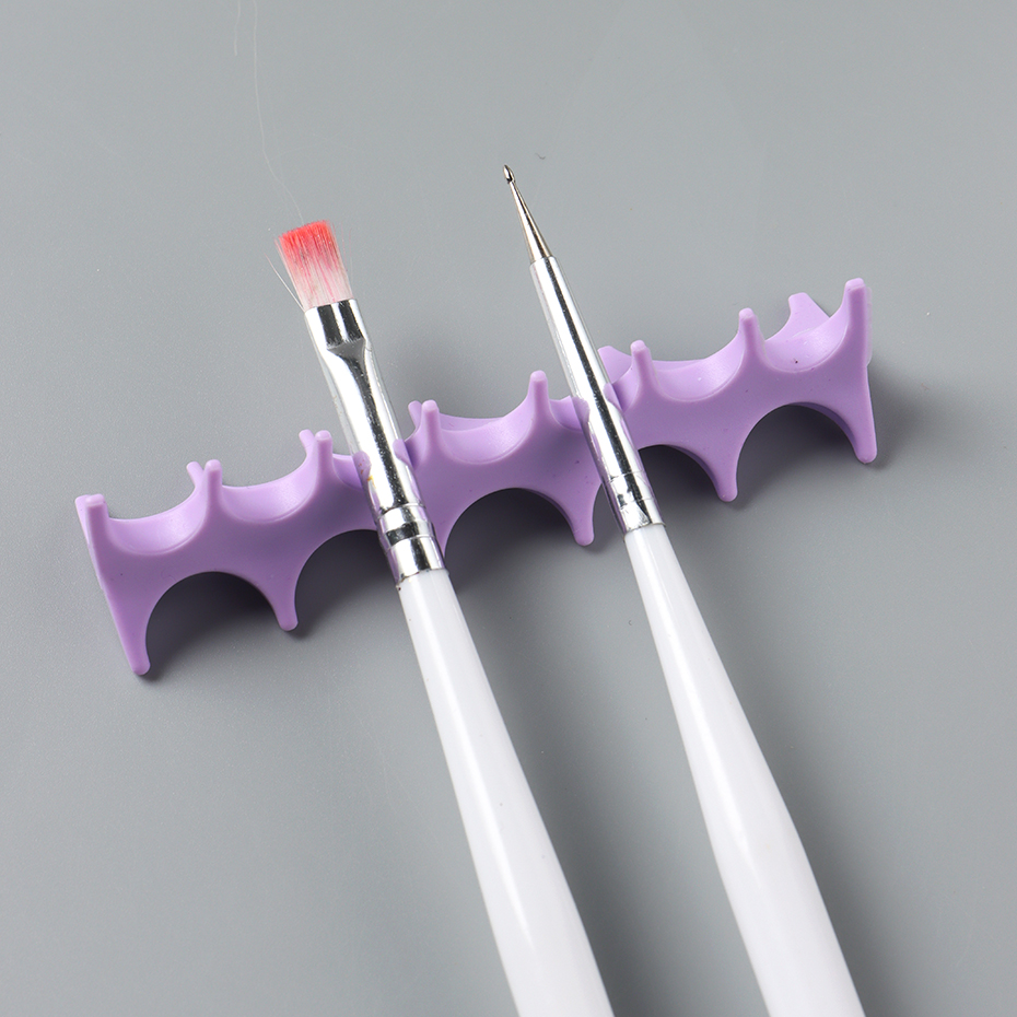 Soft Silicone Nail Pen Holder  - Beauty Full Makeup のレビューと価格