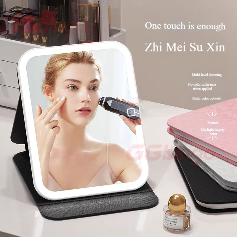 LED Dimmable Makeup Mirror Por - Beauty Makeup Fashion のレビューと価格