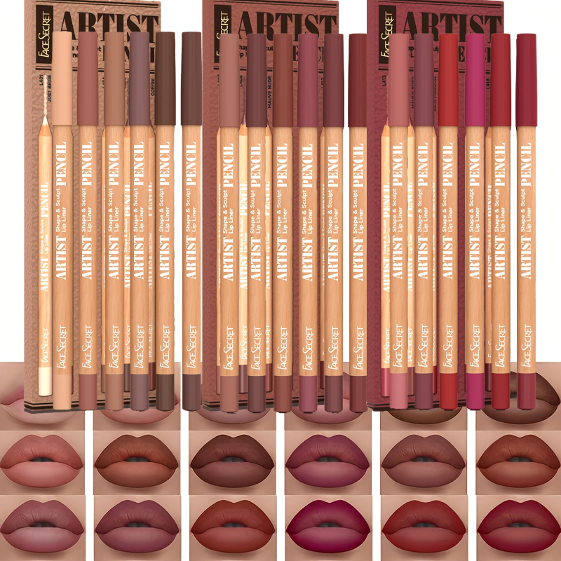 [Velvet Matte Lip Liner] 6pcs  - Lip Liner Pencil のレビューと価格