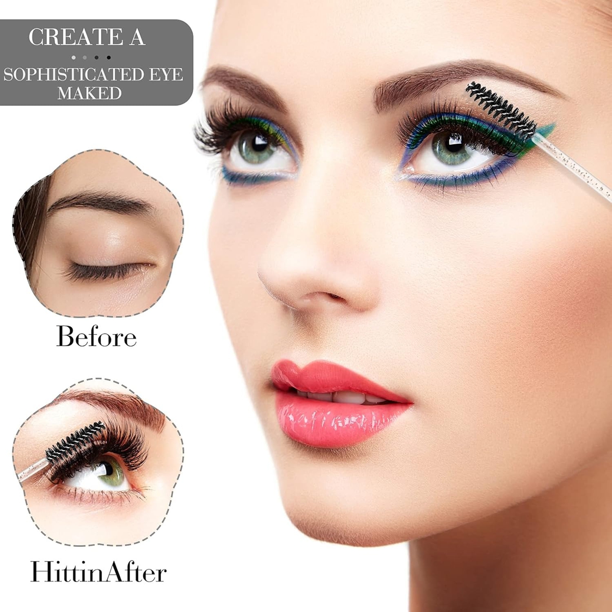 100 pcs Disposable Eyelash Mas - Beauty Makeup Brands のレビューと価格