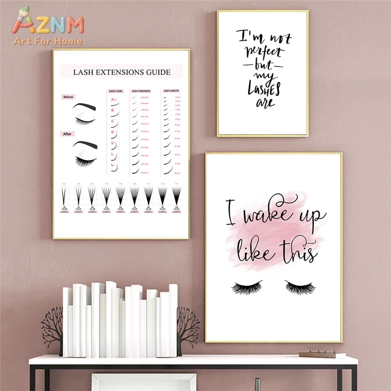AZNM Lash Extensions Guide Can - Beauty Makeup Quotes のレビューと価格