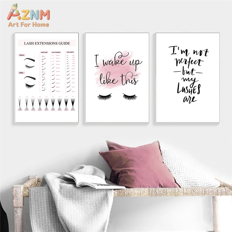 AZNM Lash Extensions Guide Can - Beauty Makeup Quotes のレビューと価格