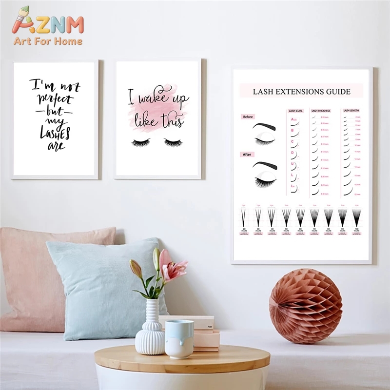 AZNM Lash Extensions Guide Can - Beauty Makeup Quotes のレビューと価格