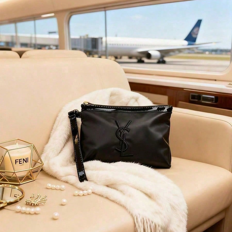 YSL Classic Cosmetic Bag For W - Ysl Beauty Makeup のレビューと価格
