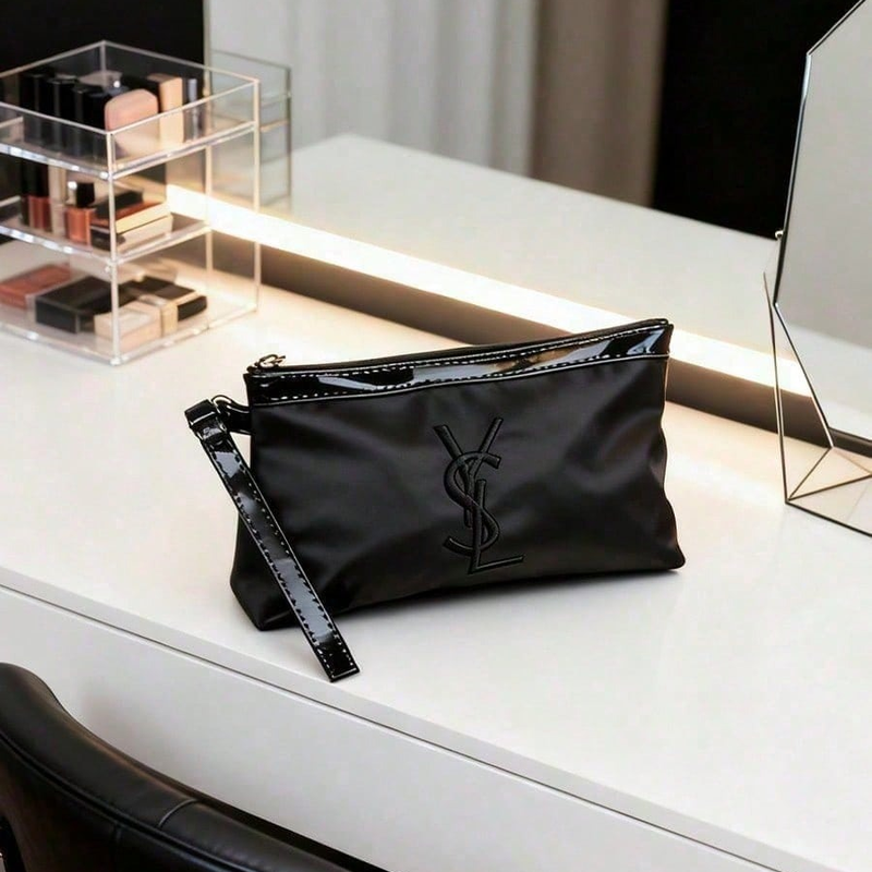 YSL Classic Cosmetic Bag For W - Ysl Beauty Makeup のレビューと価格