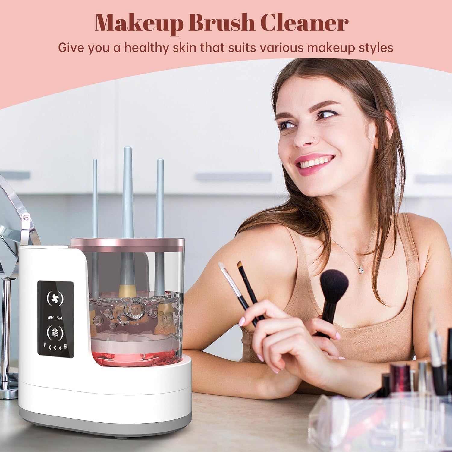 Automatic Rotating Makeup Brus - Beauty Makeup Brands のレビューと価格