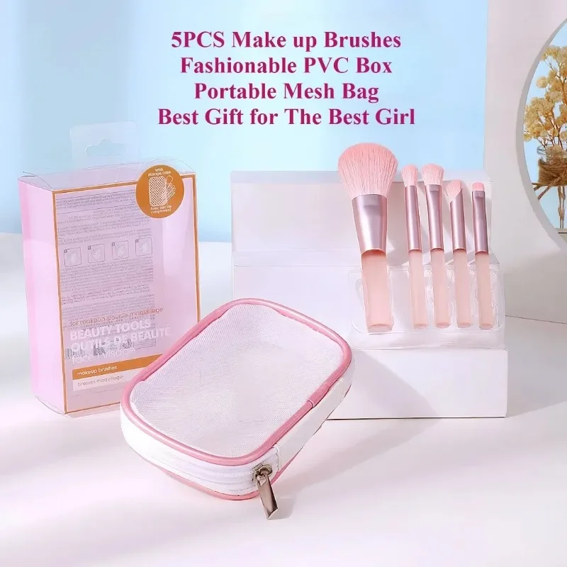 5Pcs Makeup Brushes Set Super  - Beauty Makeup Gift Sets のレビューと価格