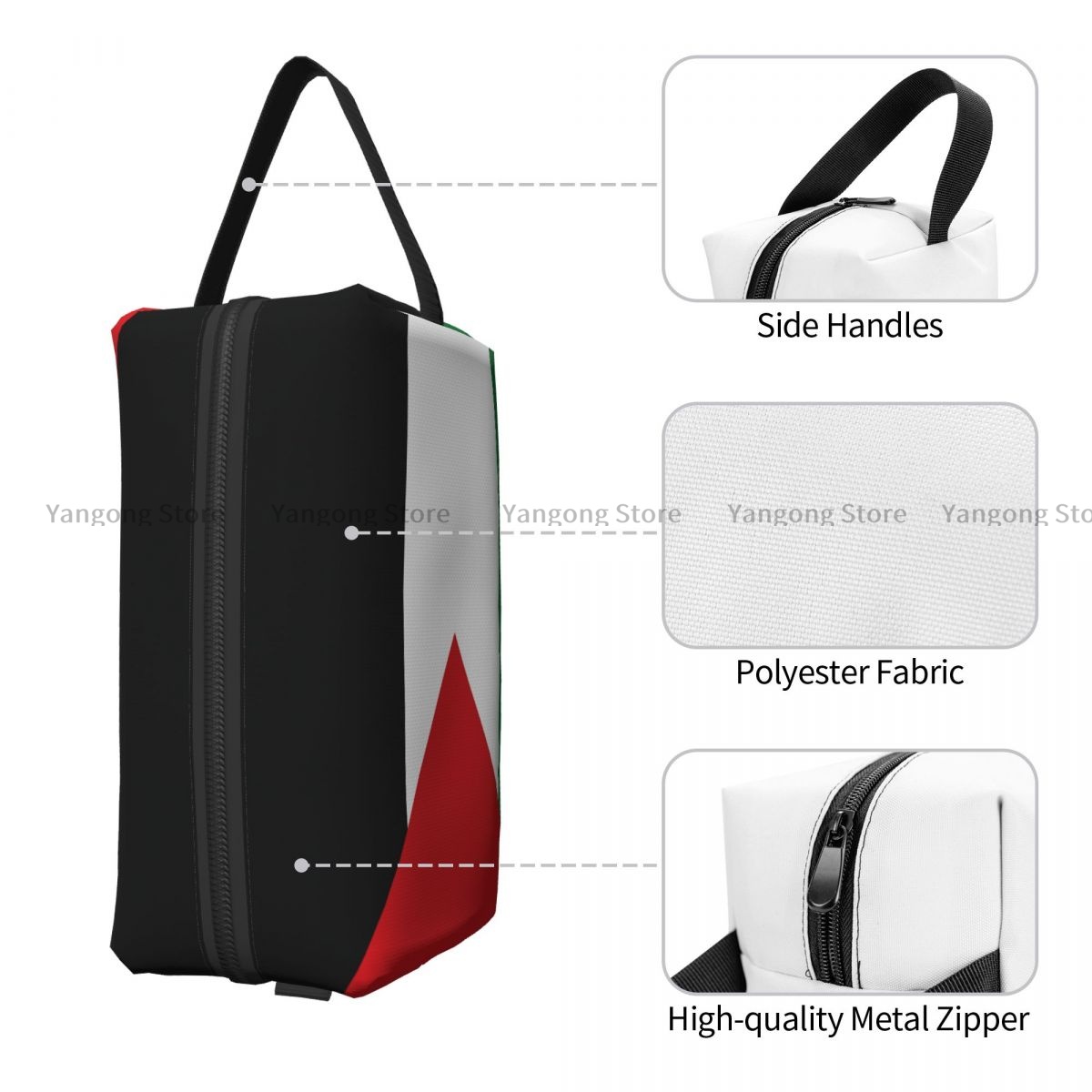 Travel Toiletry Bag Palastaine - Makeup Beauty Necessaire のレビューと価格