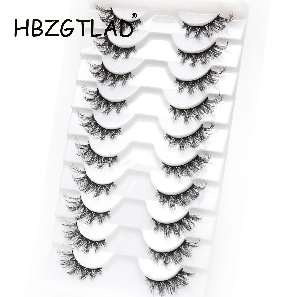 New 10 Pairs half Natural Fals - Beauty Full Makeup のレビューと価格