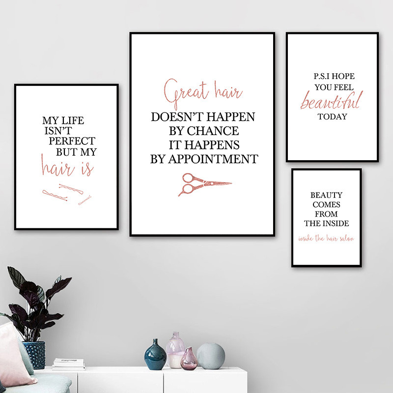 barbershop quote art posters h - Beauty Makeup Quotes のレビューと価格