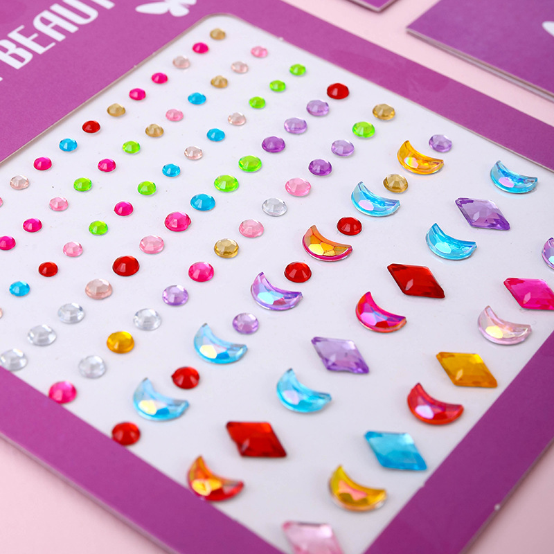 Hot Selling Face Gems Stickers - Beauty Gems Makeup のレビューと価格