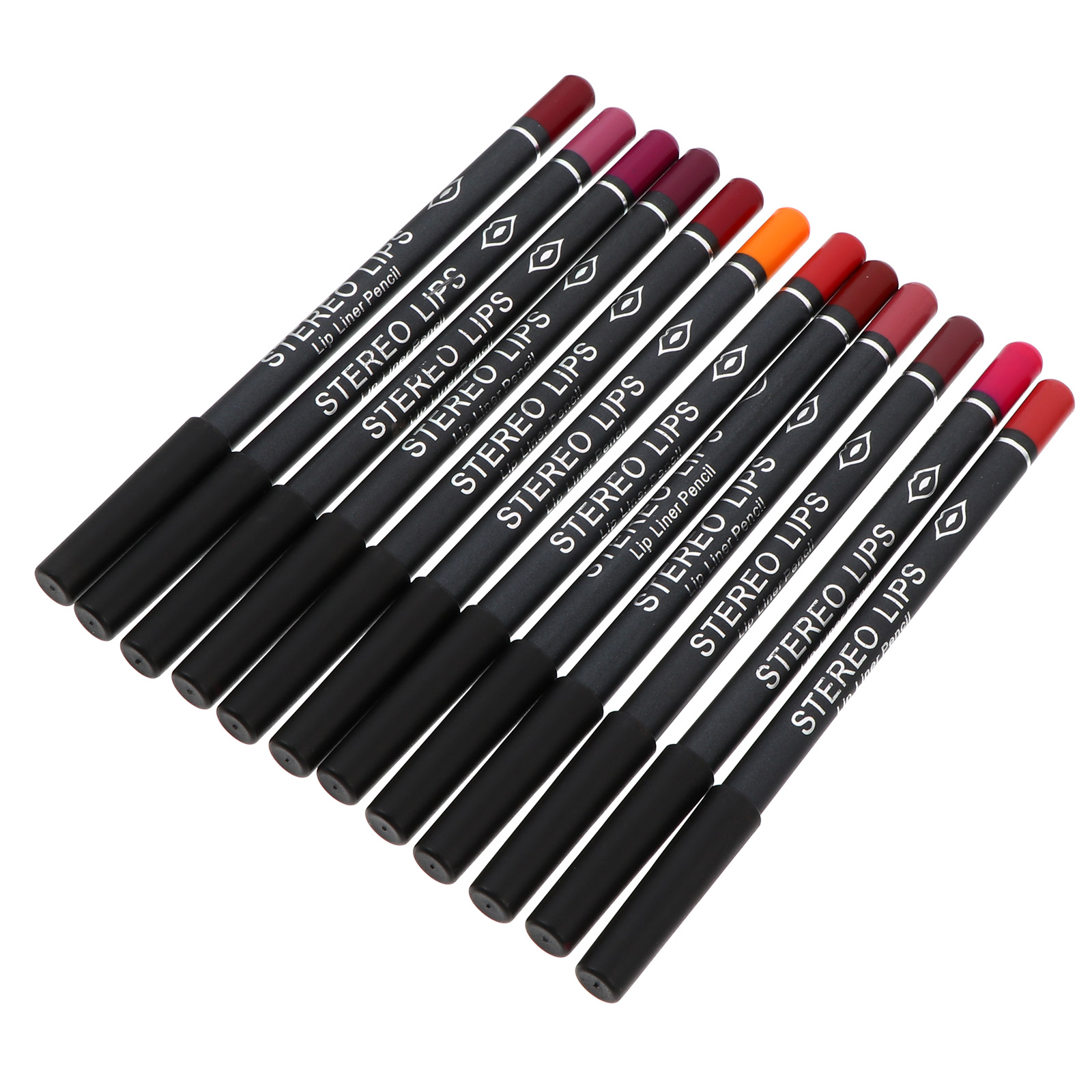 12 Pcs Lip Liner Wood Material - Lip Liner Pencil のレビューと価格