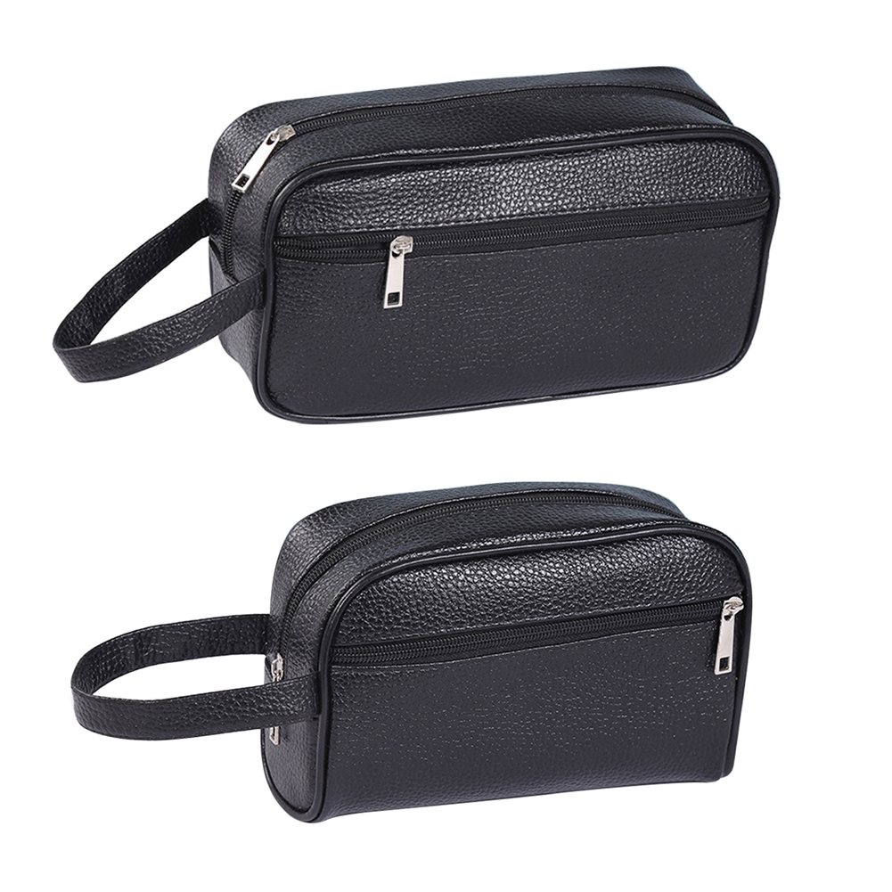 Travel Mens Toiletry Bag PU Le - Makeup Beauty Necessaire のレビューと価格